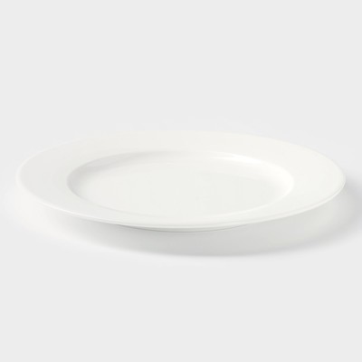 Тарелка обеденная Wilmax Stella Pro, d=27 см, фарфор, белая