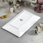 Блюдо Wilmax, 22.5×13 см, фарфор, белое - Фото 3