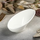 Блюдо фарфоровое Wilmax, 11,5×7 см, цвет белый - Фото 1