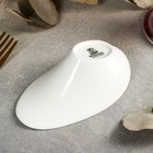 Блюдо фарфоровое Wilmax, 11,5×7 см, цвет белый - Фото 3