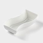 Блюдо фарфоровое Wilmax, 9.5×5.5 см, цвет белый - Фото 2