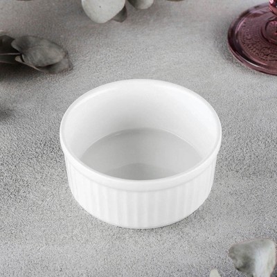 Рамекин Wilmax, 200 мл, d=9 см, фарфор, белый