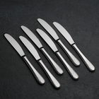 Набор ножей столовых «Юлия Высоцкая», h=22 см, 6 предметов, цвет серебряный - фото 8541269