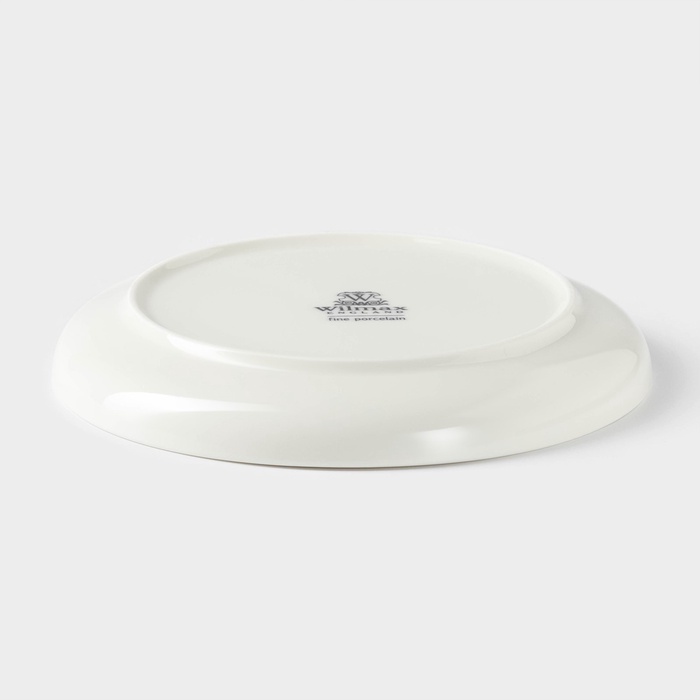 Тарелка фарфоровая Wilmax, d=19 см, цвет белый - фото 117477290