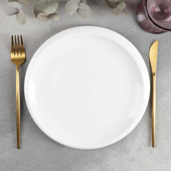 Тарелка фарфоровая десертная Teona, d=24 см - Фото 1