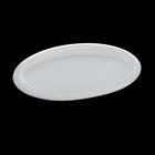 Блюдо фарфоровое овальное Wilmax Teona, d=21 см, цвет белый - Фото 2