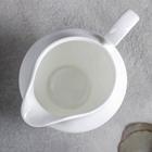 Молочник фарфоровый Wilmax, 290 мл, цвет белый - Фото 2