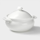 Горшок для запекания Wilmax, 350 мл, фарфор, белый - Фото 1