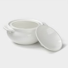 Горшок для запекания Wilmax, 350 мл, фарфор, белый - Фото 4