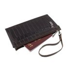 Портмоне женское, отдел для купюр, для монет, для кредитных карт, внешний карман, цвет тёмно-коричневый - Фото 3