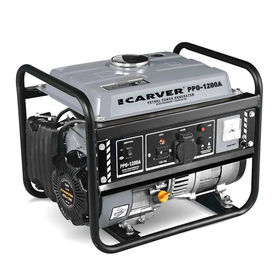 Генератор CARVER PPG- 1200А, бенз., 0.9/1.05кВт, 220В, бак 6 л