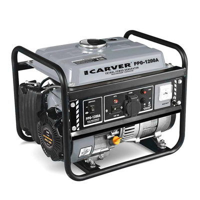 Генератор CARVER PPG- 1200 А, бенз., 0.9/1.05 кВт, 220 В, бак 6 л