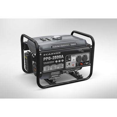 Генератор CARVER PPG- 2500 А, бенз., 2.1/2.3 кВт, 220 В, бак 15 л