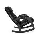 Кресло-качалка Модель 67 Венге/Вегас Блек Черный - Фото 3