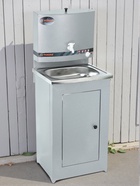 Умывальник TUNDRA, с ЭВН, нержавеющая мойка, 1250 Вт, 17 л, цвет аквамикс - Фото 1