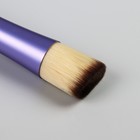 Кисть для макияжа, двусторонняя, со спонжем, цвет МИКС - Фото 2