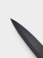 Нож кухонный с антиналипающим покрытием Доляна «Супер-блэк», лезвие 12 см, чёрный - Фото 3