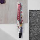 Нож кухонный с антиналипающим покрытием Доляна «Супер-блэк», лезвие 20 см, цвет чёрный - Фото 3