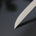Нож для мяса Доляна «Страйп», зубчатое лезвие 11,5 см, цвет синий - Фото 2