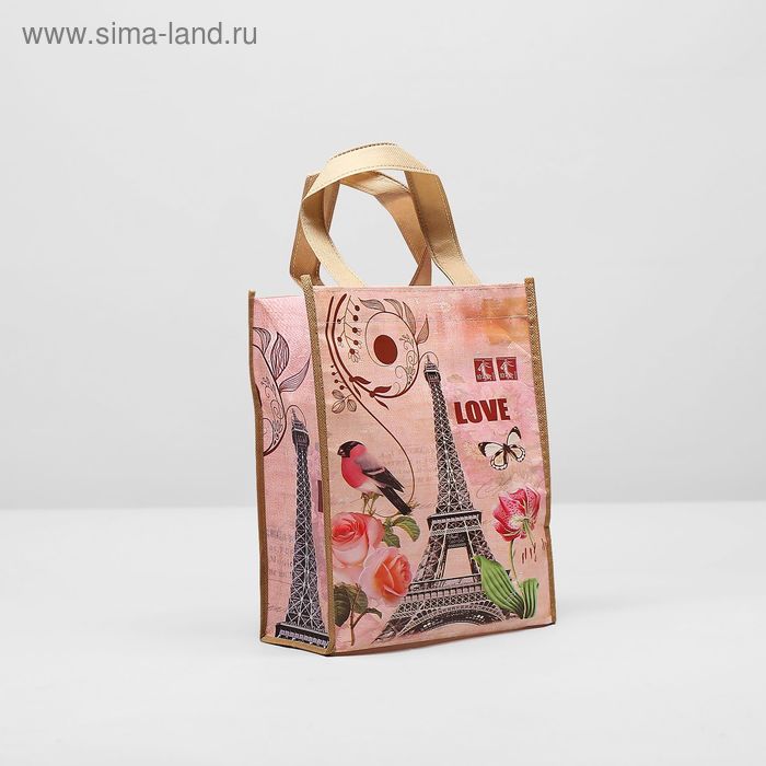 Сумка хозяйственная, отдел без молнии, цвет бежевый - Фото 1