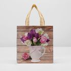 Сумка хозяйственная, отдел без молнии, цвет бежевый - Фото 2