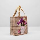 Сумка хозяйственная, отдел без молнии, цвет бежевый - Фото 1