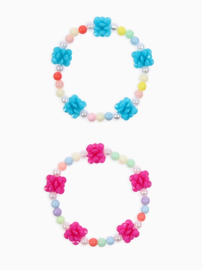 Браслет детский Выбражулька «Пионы», d=6 см МИКС