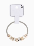 Браслет жемчуг «Марджери» сова, цвет белый в серебре, d=6.5 см - Фото 4