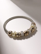 Браслет жемчуг «Марджери» сова, цвет белый в серебре, d=6.5 см - Фото 6