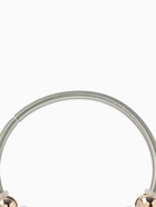 Браслет с шармами «Марджери. Жемчуг и звёзды», d=6.5 см, белый в серебре - Фото 4