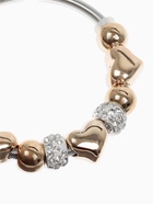 Браслет с шармами «Марджери», стразы, сердце, белый в серебре, d=6.5 см  (артикул 1886574)  большой выбор товаров оптом и в розницу по низким ценам с доставкой