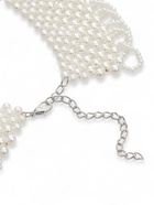 Колье «Жемчужное ассорти» воротничок ажур, шар №2,4,6, белое, L= 36 см - Фото 4