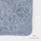 Коврик для дома Доляна «Пушистик», 50×80 см, серый - Фото 3