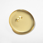 Основа для броши с круглым основанием СМ-367, (набор 5 шт.) 35 мм, цвет золото - фото 8317140