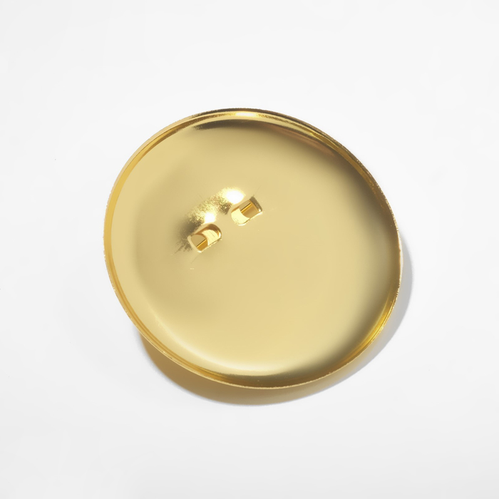 Основа для броши с круглым основанием СМ-367, (набор 5 шт.) 35 мм, цвет золото - Фото 1