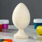 Яйцо пасхальное, деревянное, на подставке, декупаж, 11-10 х 6-5,5 см - Фото 1