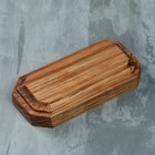 Подставка-подиум деревянная, 80 х 90 х 15 мм, массив дуб - Фото 2