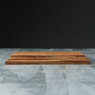 Подставка-подиум деревянная, 135 × 75 × 15 мм, массив дуба - Фото 4