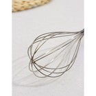 Венчик для взбивания Доляна «Флер», 28 см, нержавеющая сталь, белый - Фото 4