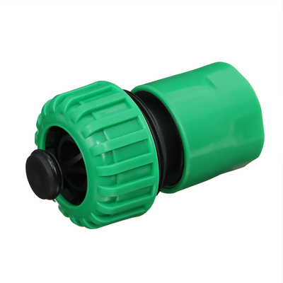 Коннектор с аквастопом, 3/4" (19 мм), быстросъёмное соединение, рр-пластик, Greengo