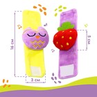 Набор браслеты - погремушки «Лесные зверята», 2 шт. - Фото 4