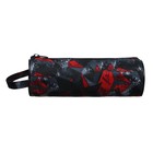 Пенал-тубус школьный "Абстракция красный", на молнии - Фото 2