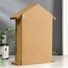 Ключница настенная «Фиалки в горшочке», панно, дерево, 4 крючка, 26.5×19×6 см - Фото 6