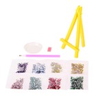 Алмазная мозаика с частичным заполнением на подставке для детей «Любимой мамочке!», 10×15 см - Фото 4