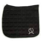 Вальтрап выездковый, черный/бежевый кант - Фото 1