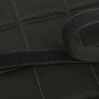 Вальтрап выездковый, черный/бежевый кант - Фото 4