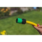 Набор: насадка для полива, коннектор, коннектор с аквастоп 3/4" (19 мм), адаптер1/2"−3/4" (12 мм−19 мм), ABS−пластик - Фото 4