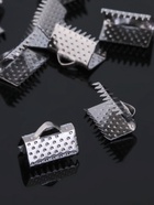 Зажим для ленты (набор 20 шт.) 10 мм СМ-339, серый - Фото 5