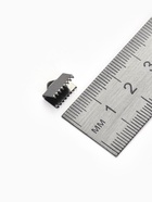 Зажим для ленты (набор 20 шт.) 10 мм СМ-339, серый - Фото 2