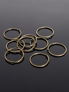 Кольцо соединительное 0.7×12 мм (набор 50 г, ± 440 шт.) СМ-995, цвет бронзы - Фото 3